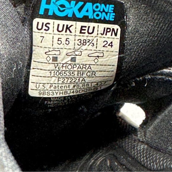 Hoka One One Hopara Hiking Sandals Black/Fusion Coral Women’s Size 7 - Picture 13 of 14